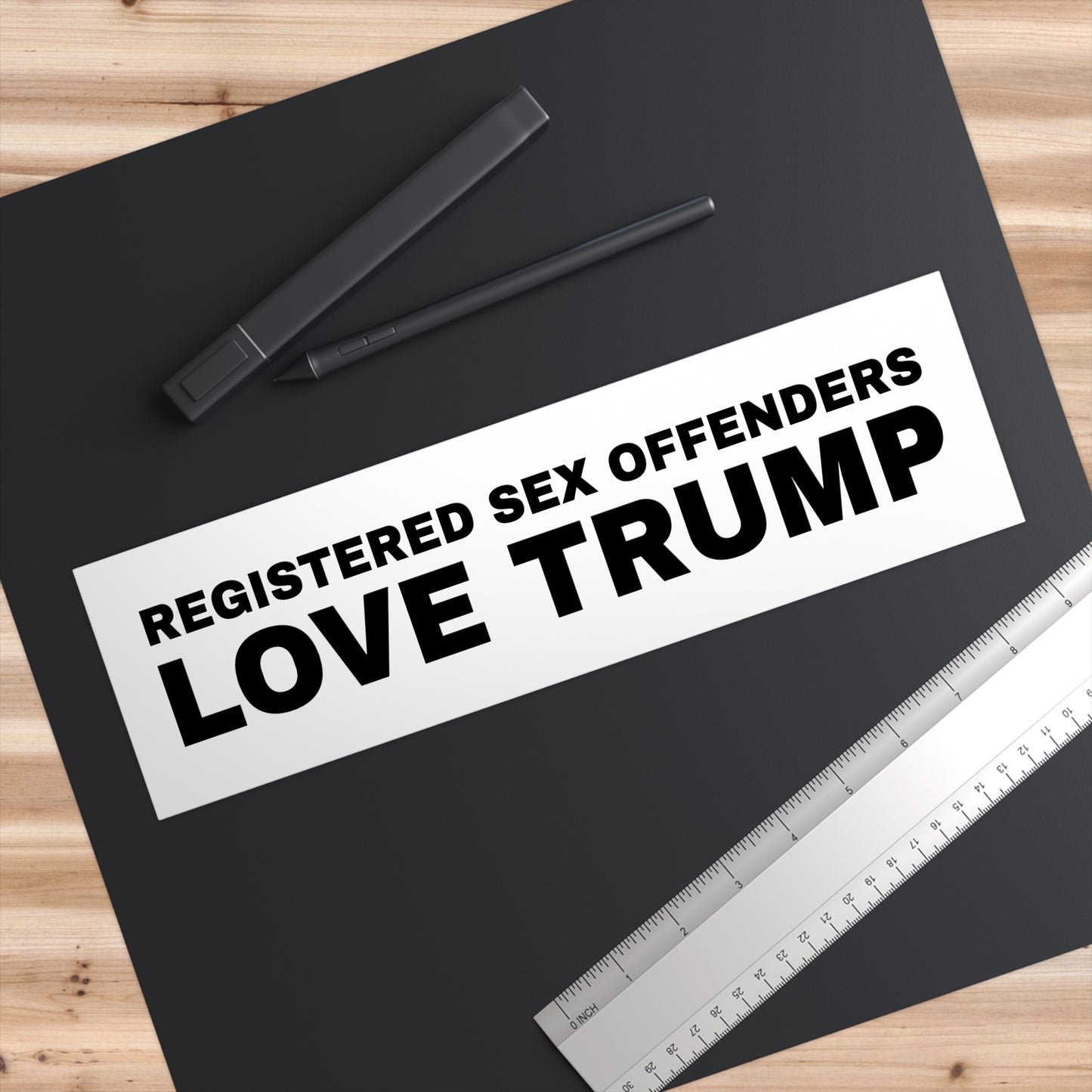 PDF Files Vote Trump Bumper Sticker