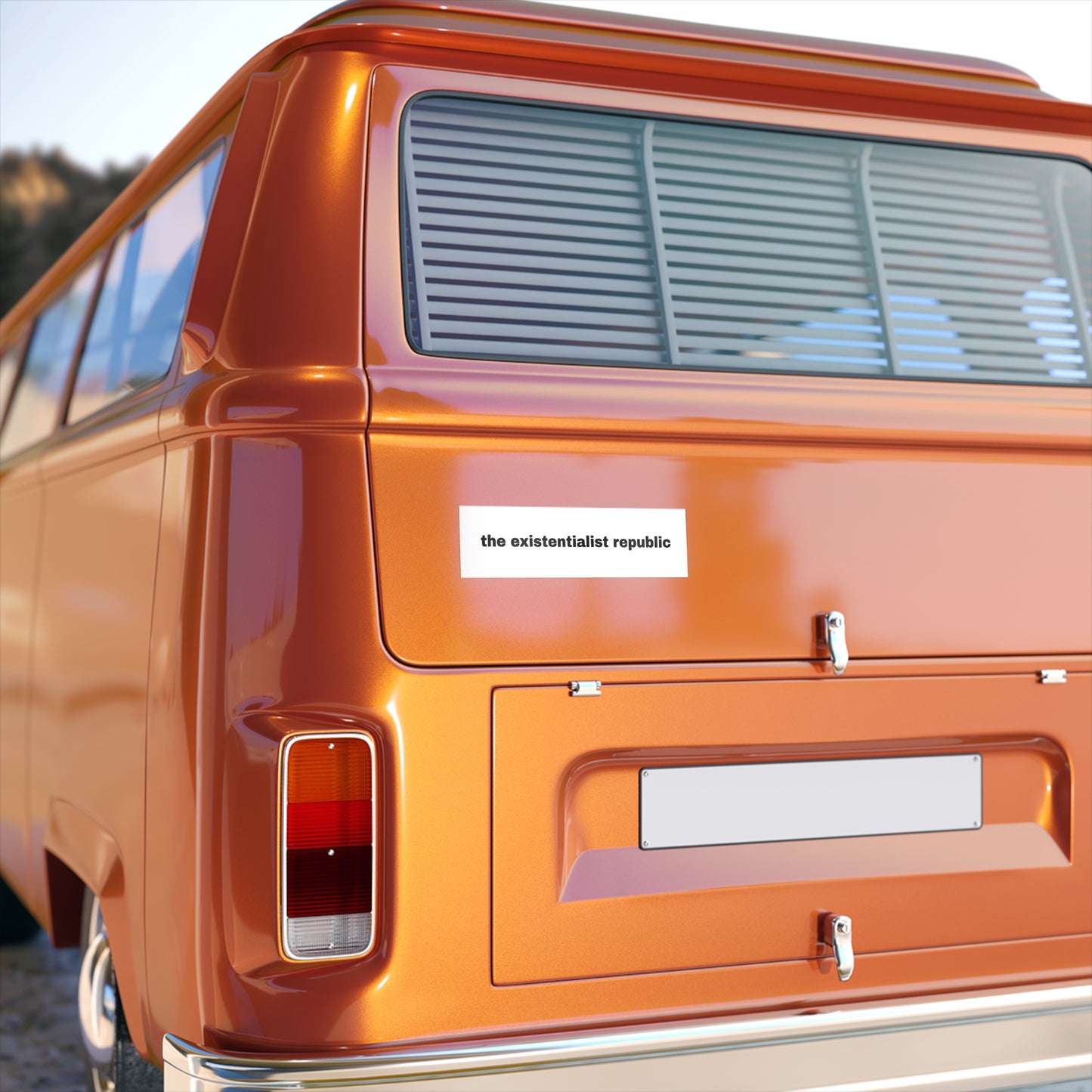 The Existentialist Republic Bumper Sticker