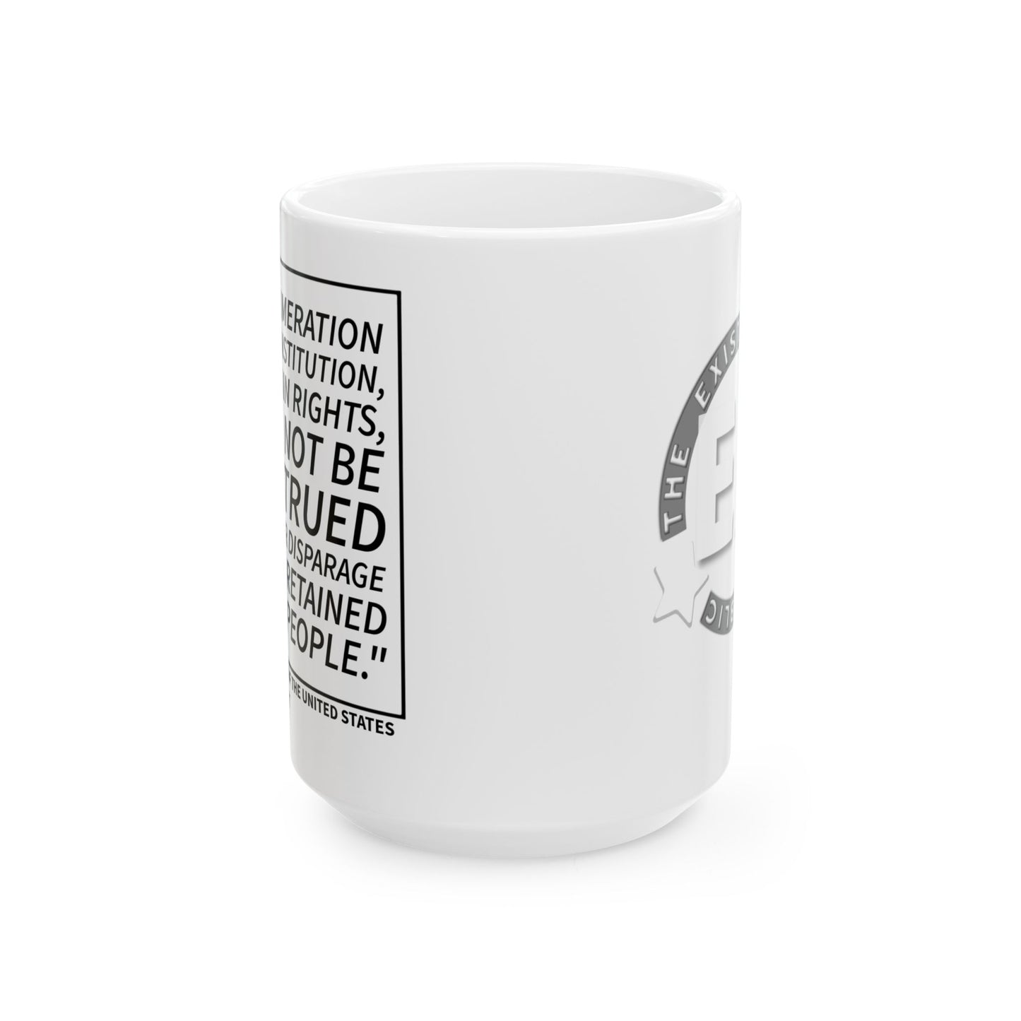 Freedom of Speech Ceramic Mug – Quote & Seal Patriotic Coffee Cup (11oz/15oz)