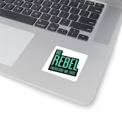 We Rebel sticker, view 2