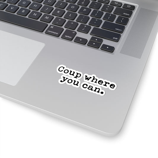 Coup Where You Can sticker, view 2